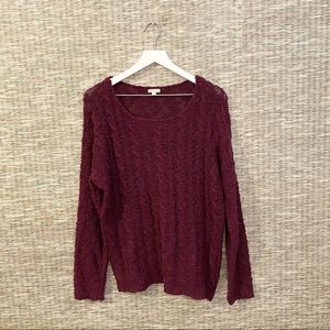 Grape Cozy Sweater
